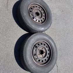 2 — 205/70r14 5x4.5 5x114.3 Stock Toyota Pickup Ford Ranger Wheels Rims Tires