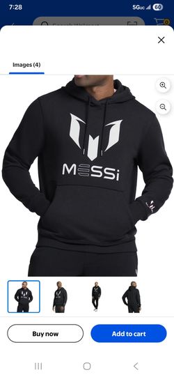 NEW !!!! Messi hoodie sweater black ( size Medium)  for $15