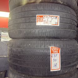 235/45/18 two tires used