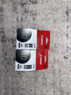 (2) Canon 0615B002 Black Ink Cartridge