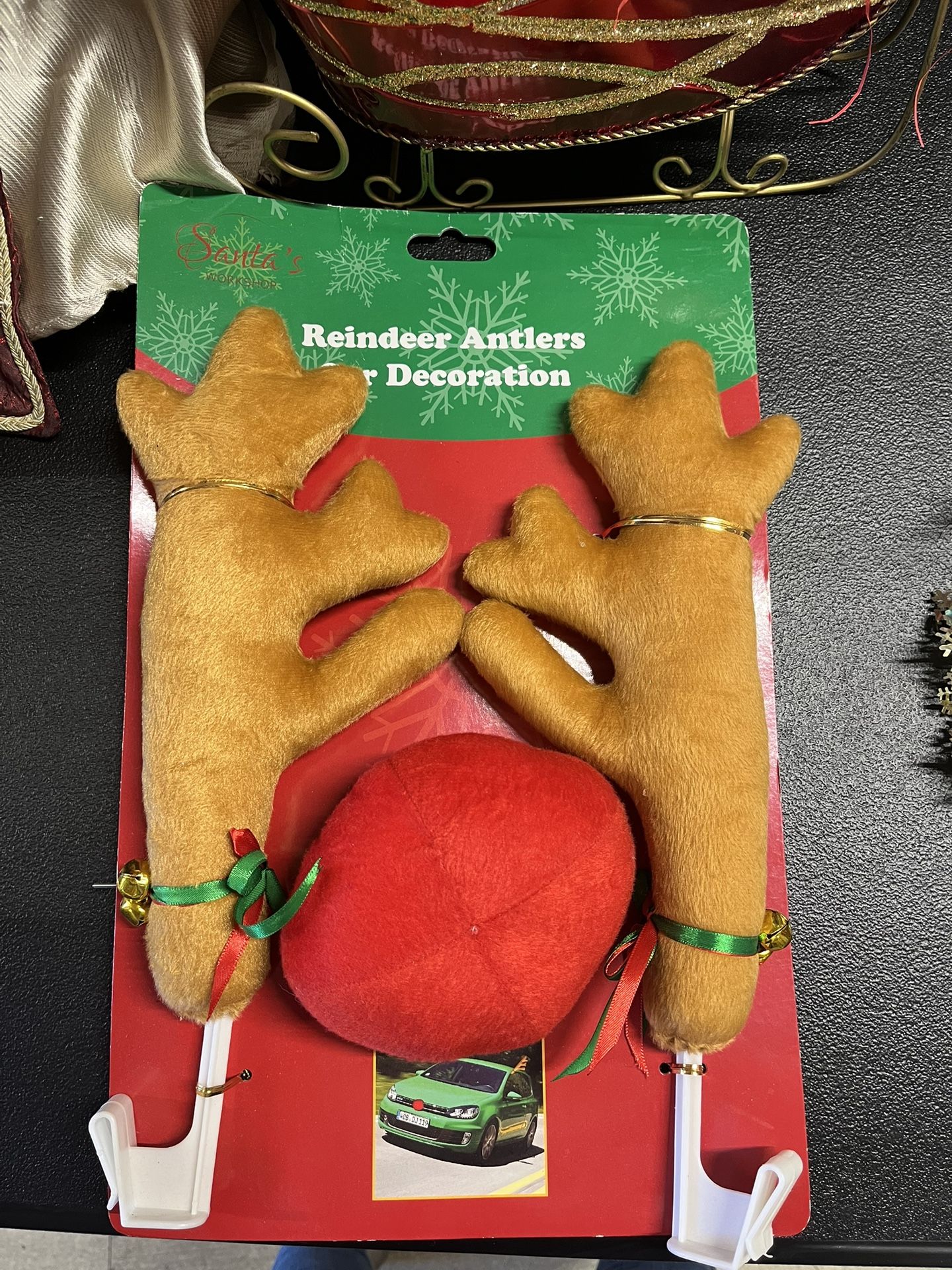 Reindeer Antlers Car Decoration