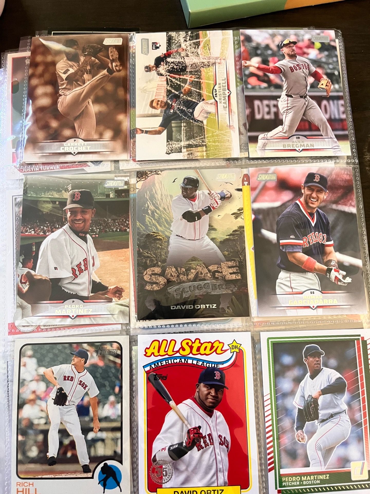 Boston Red Sox Baseball card lot 190