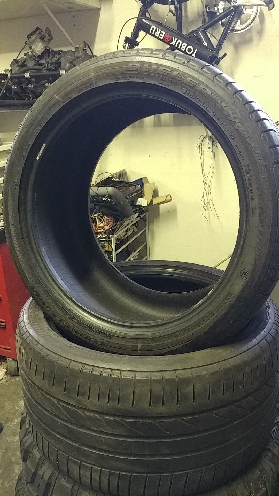 2 20 in Bridgestone sport tires