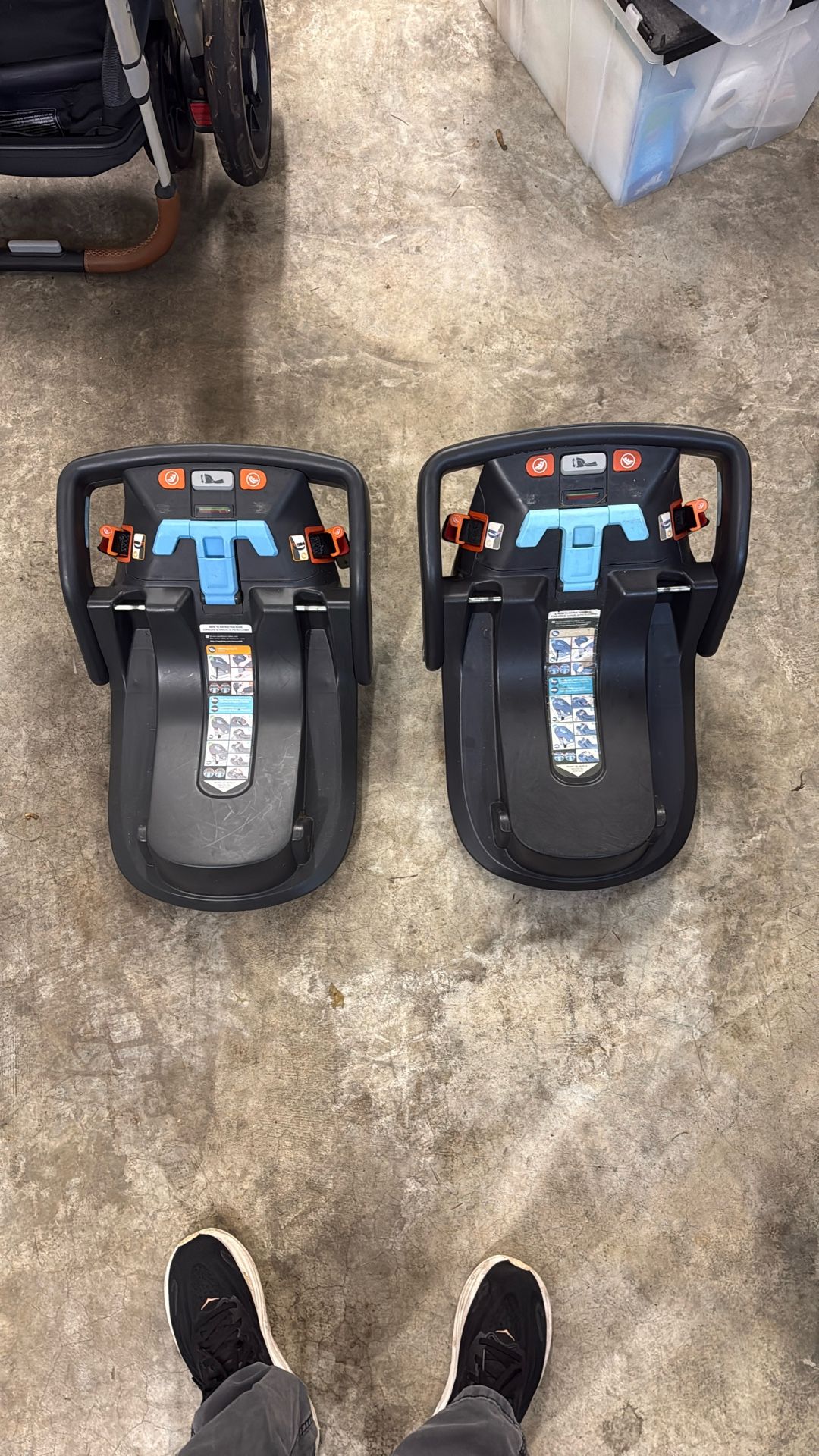 2 Uppababy MESA Infant Car Seat Bases