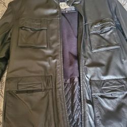 M.Julian Leather Jacket Size L