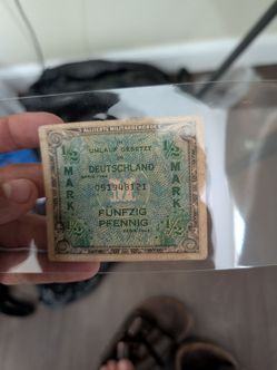 1/2 Mark (50 Pfennig) Second World War 1944