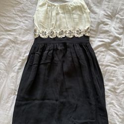 Black Silk Sun Dress