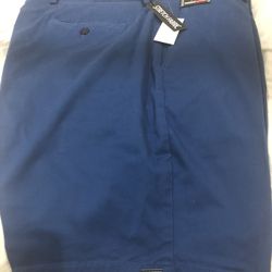 NEW Mens Flat Front Shorts Size 38