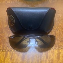 RayBan  Sunglasses, RB 3183 Polarized Bronze Frame/Brown Lens