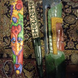 Wood Carved Masks