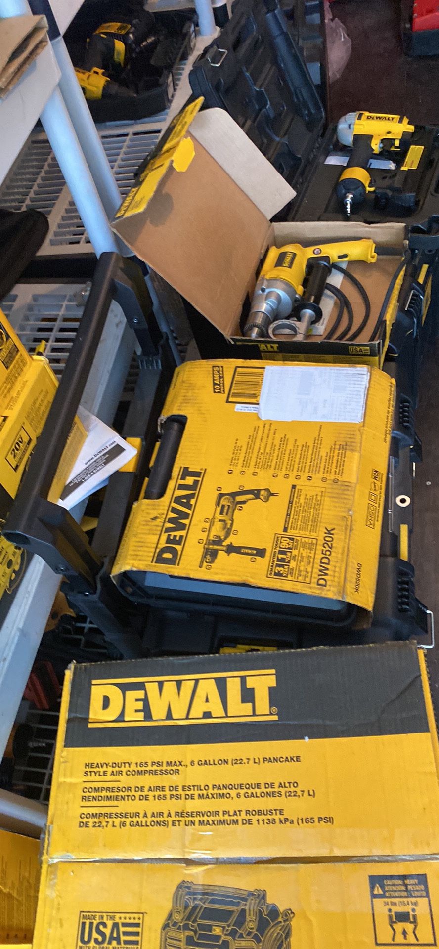 New tools, in good condition. Prices vary, ranging from $50 -$ 99 to $580 . There is a one month warranty , the money is not returned, only credit