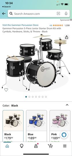 Gammon Percussion Drum Gammon Kids Drum Set Toddler