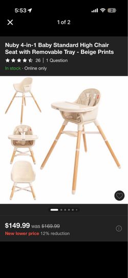 Nuby High Chair 4 in 1 (BRAND NEW)