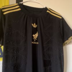 Adidas Mexico Gold/Black Jersey / Size XL