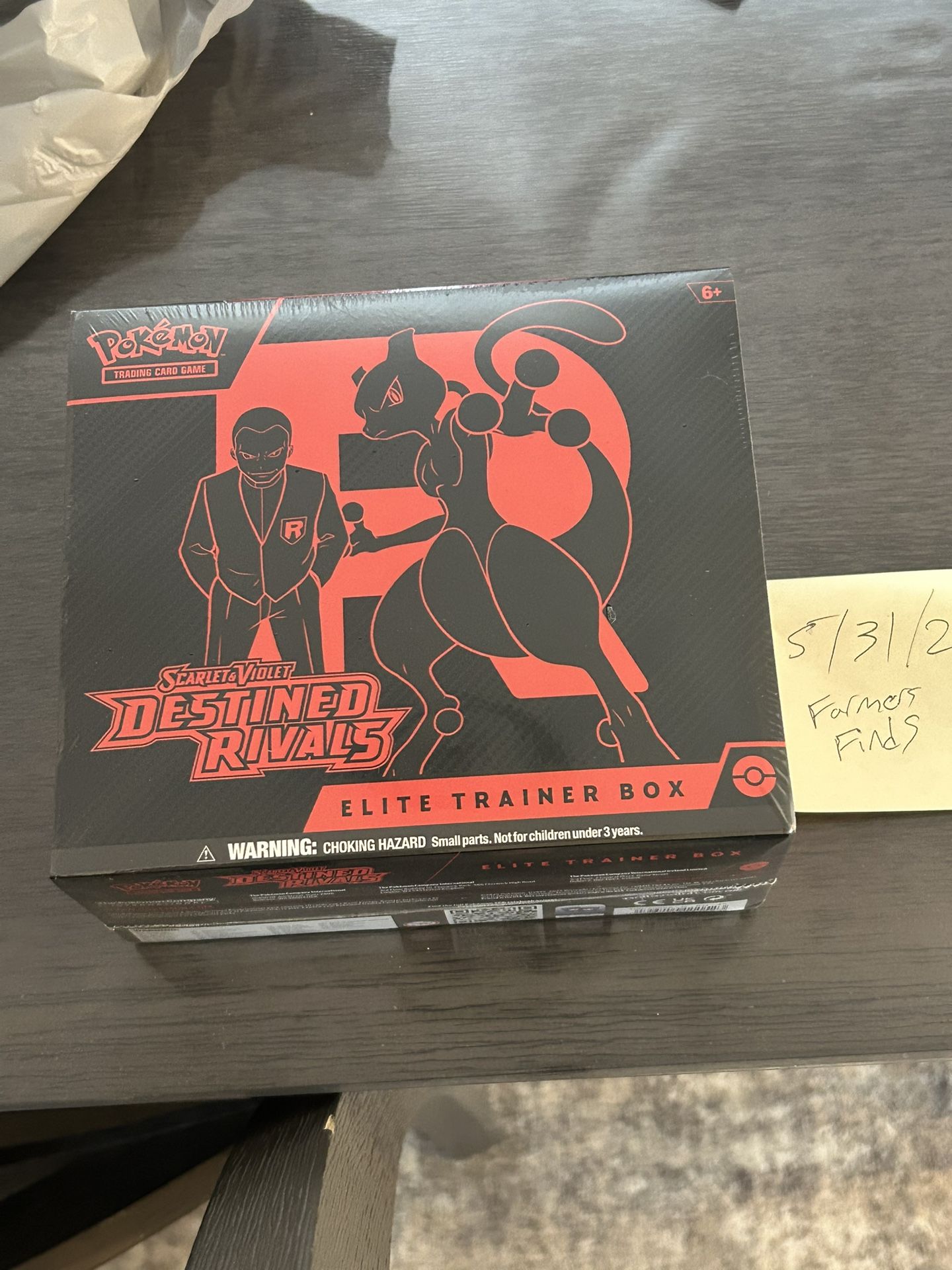 New Sealed Pokemon Scarlet and Violet: Destined Rivals Elite Trainer Box ETB