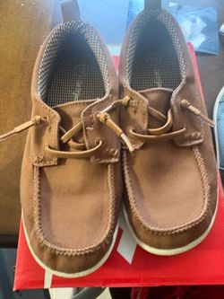 Brown Lace-Up Boat Shoes
