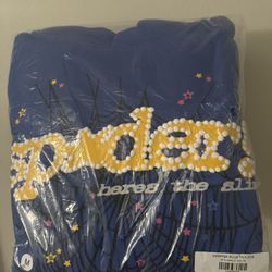 Sp5der Hoodie Dark Blue