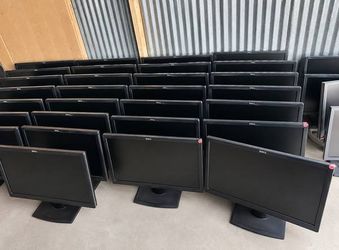 LOT of 10 Planar Monitors PLL2410W 24′′ Widescreen Full HD Edge Lit