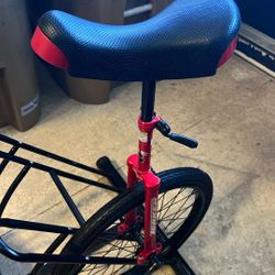 20” Torker Unicycle Black And Red