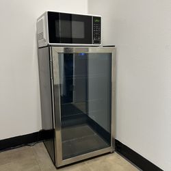 Mini Fridge & Microwave Combo