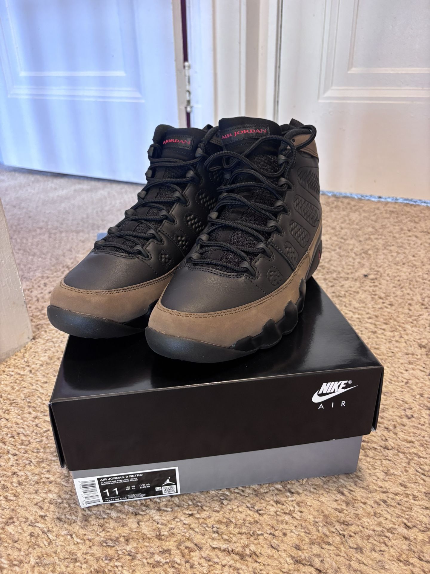 Jordan 9 Olive