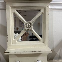 White Shelf with Mirror