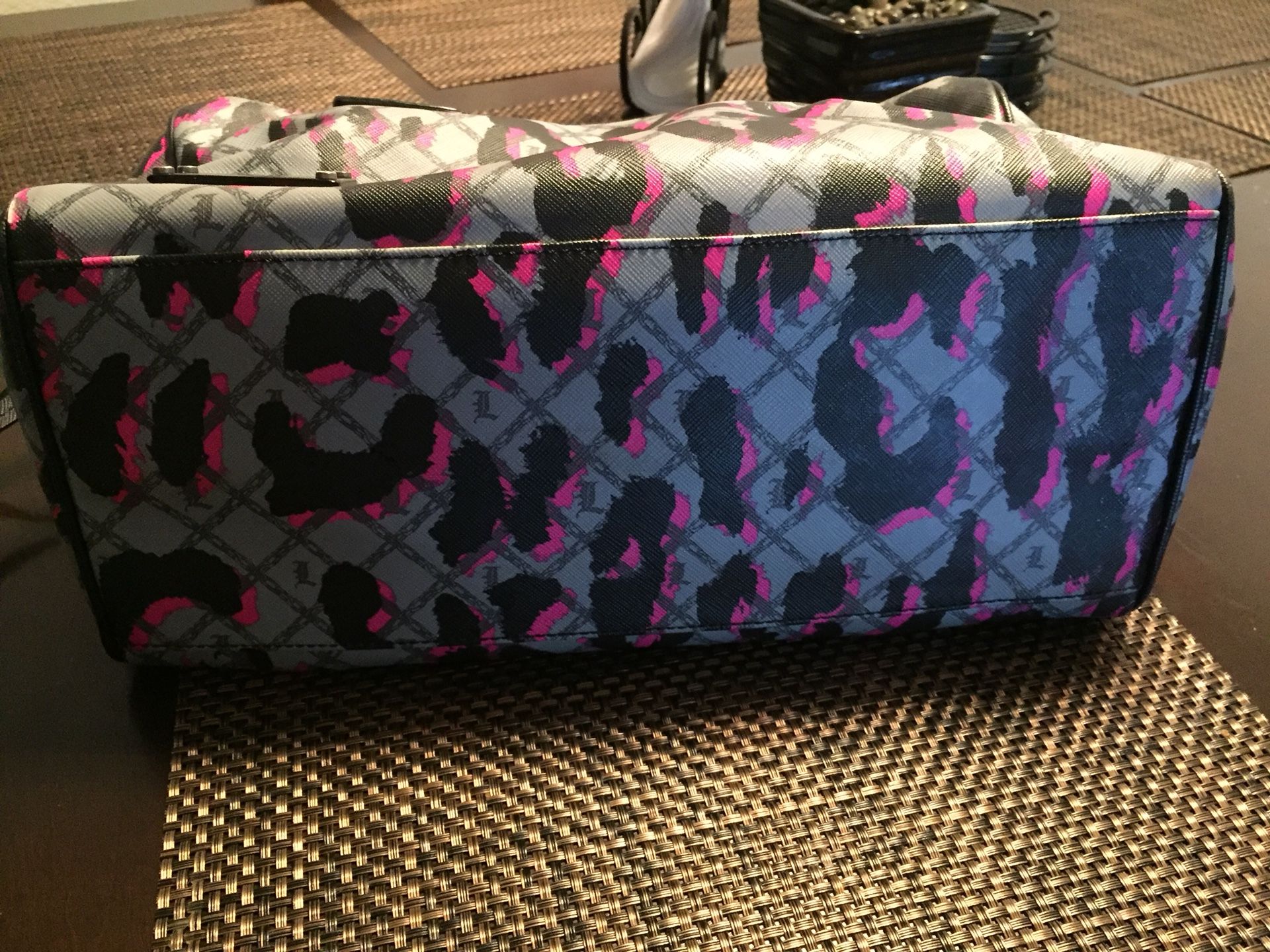 RARE LAMB Gwen Stefani leopard Handbag