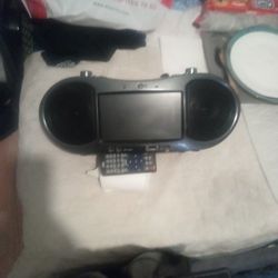 Naxa Portable DVD Am- Fm Boom Box  W/ Aux In .