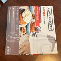 Black And Decker 6 Speed Hand mixer 