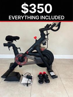 Peloton Indoor Exercise Bike with Accessories