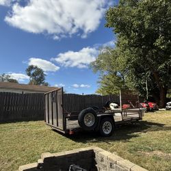 Trailer 6x12 With Double Ramp  