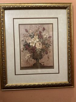 Floral Reflections I By Barbara Mock