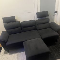 2 Piece Sectional With USB Charger 