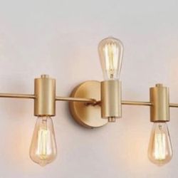New Brass Gold NEW Light Bathroom Light Fixture Morden Vanity Wall Scones Light for Bedroom Living R