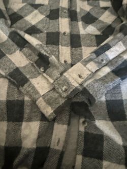 Grey soft flannel