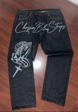 Chasin blue strip pants