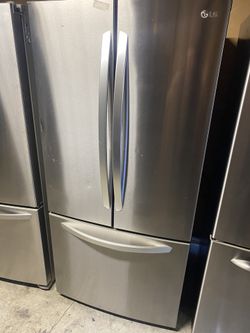 33 French Doors Stainless Steel Refrigerator Lg 