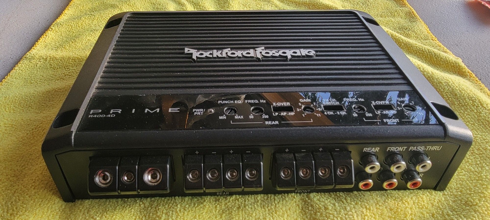 Rockford Fosgate R400-4D Prime 400 Watt Full Range Class-D 4-Channel Amplifier