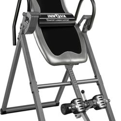 Innova Inversion Table with Adjustable Headrest, Reversible Ankle Holders, and 300 lb Weight Capacity

