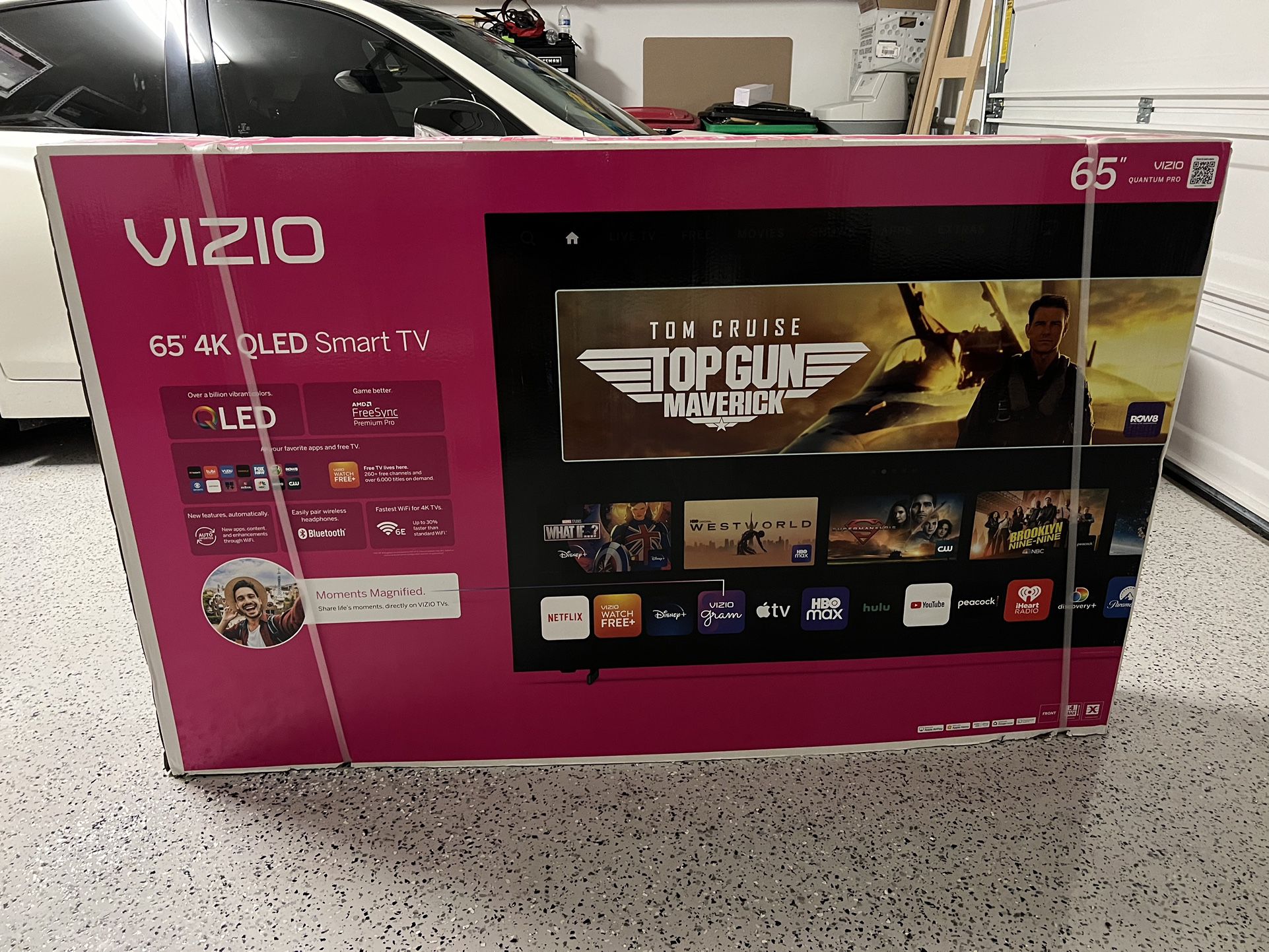 Vizio 65” QLED Quantum Pro TV, brand new sealed in box