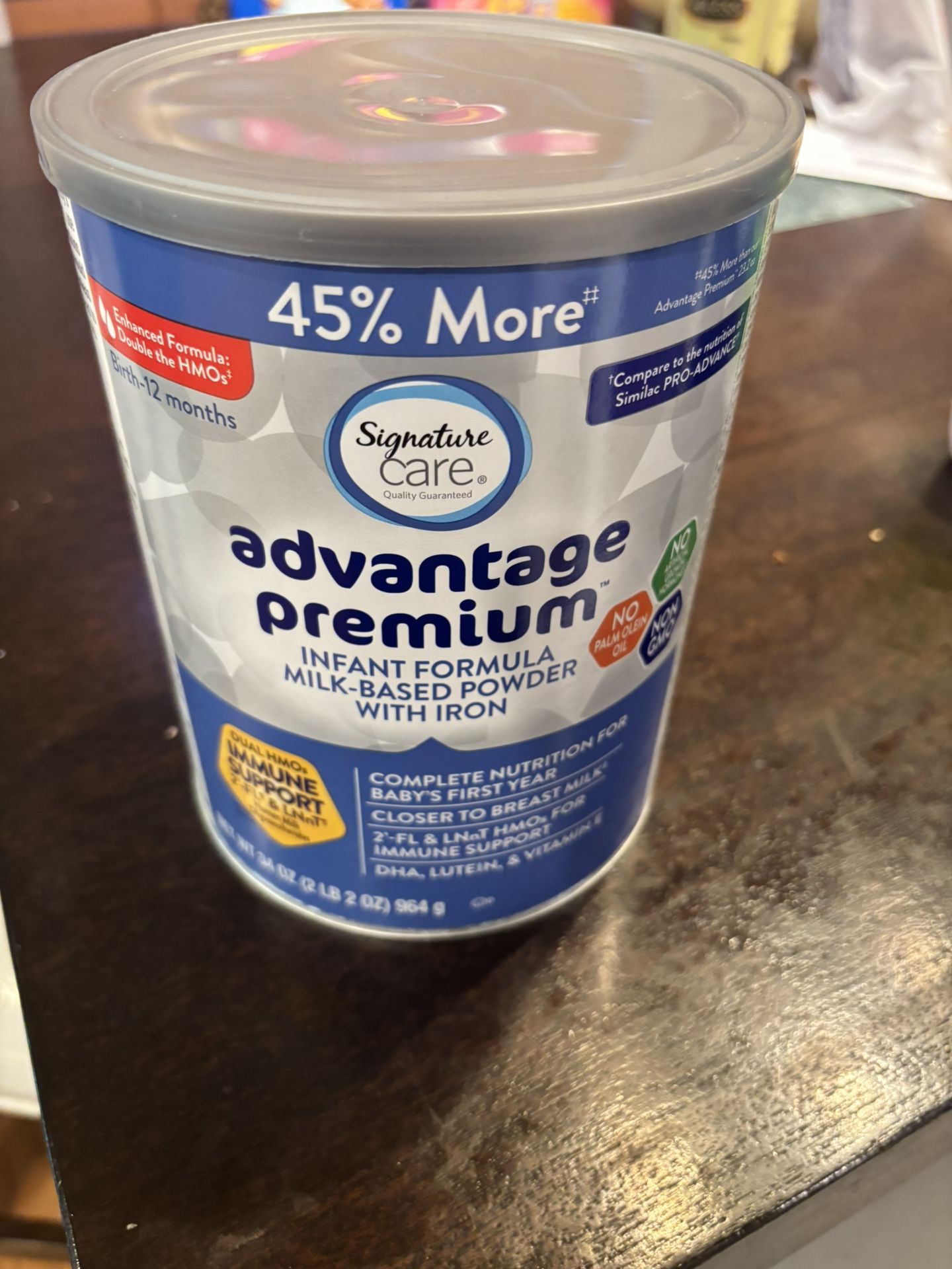 Signature care, advantage premium, baby formula