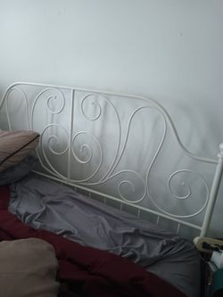 IKEA Leirvik White Bed Frame Older Model
