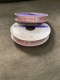 2 BRAND NEW IT’S A GIRL RIBBON 2 FOR $5