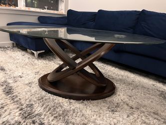 Oval Base Coffee Table