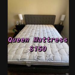  BRAND NEW PILLOW TOP MATTRESSES ✅ COLCHONES NUEVOS PILLOW TOP 💯‼️   QUEEN SIZE $150 ❌ $210 With Box Spring   FULL SIZE $140❌ $200 With Box Spring💥 