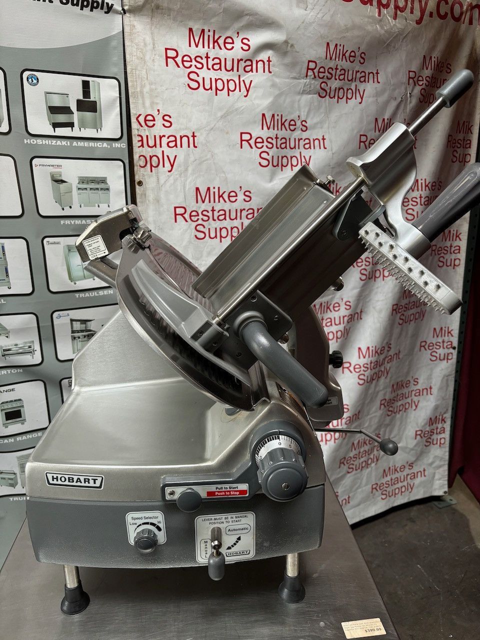 12" Hobart 2912 Deli Slicer Semi-Automatic & Manual Meat Cheese NSF With Sharpener Stones #2648