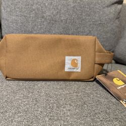 New With Tags CARHARTT Canvas Travel Toiletries Kit Bag