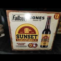 fallout sunset sarsaparilla 12 Pk with bottle opener and caps