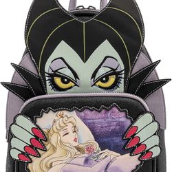 Loungefly Disney Villains Scene Maleficent Sleeping Beauty Mini Backpack 