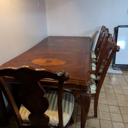 Real Wood Dining Table